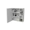 Tuhome Labelle Mirror Cabinet, White GLB5541 - alternate 7